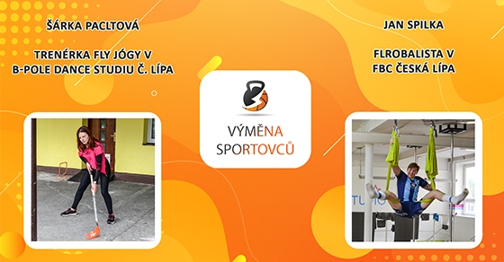 Výměna sportovců - 4. duel (Fly jóga - Florbal)	