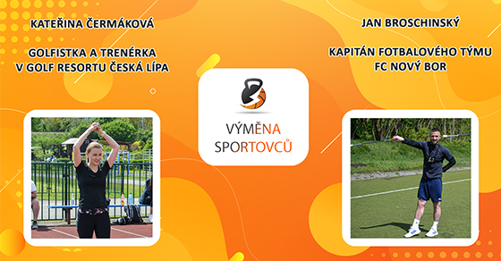 Výměna sportovců - 1. semifinále (Fotbal - Golf)	